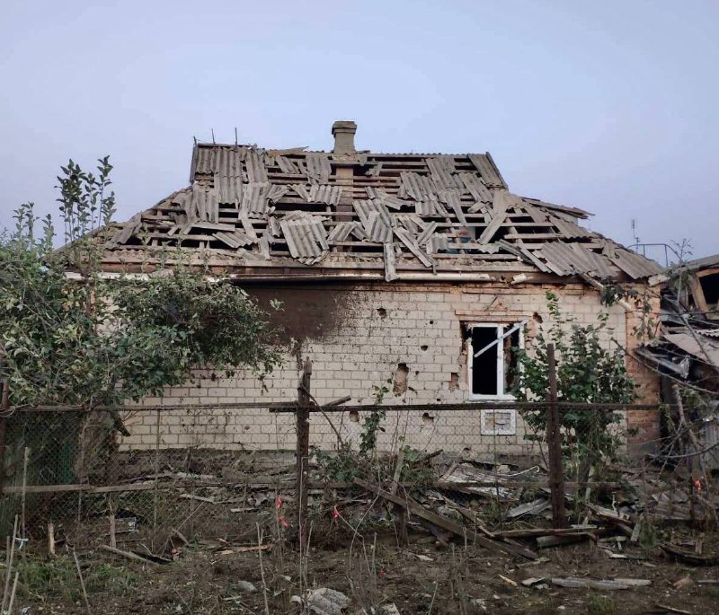 Обстрел Днепропетровской области 24 августа. Фото последствий