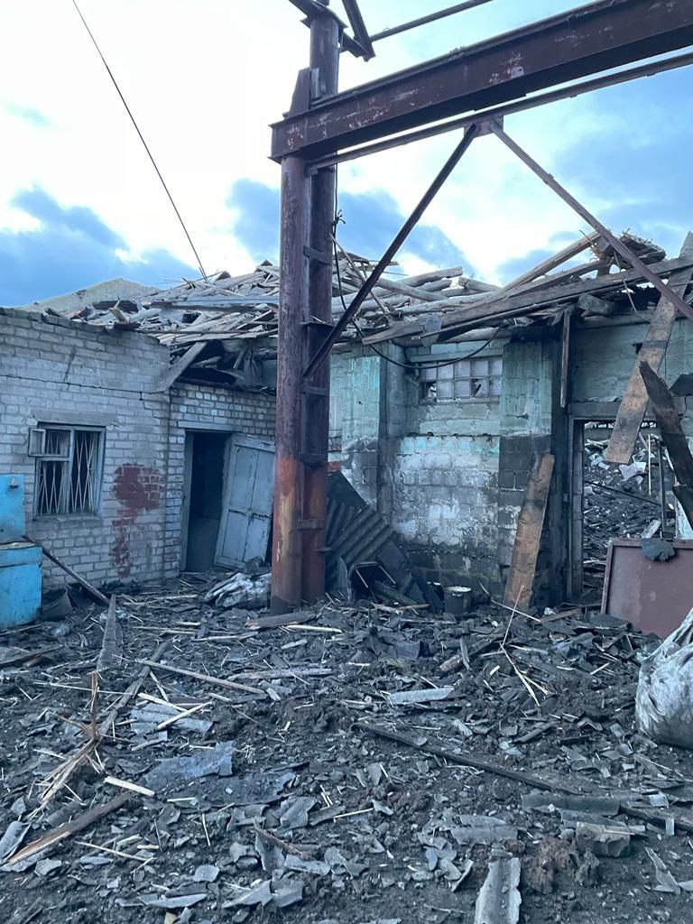 Последствия обстрела Донецкой области. Фото: t.me/pavlokyrylenko_donoda