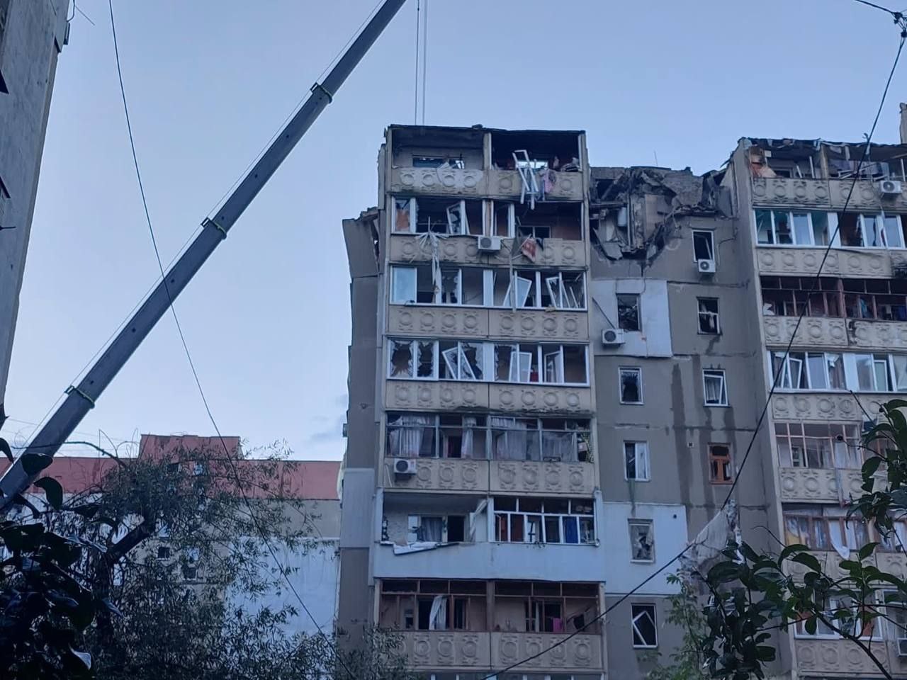 Ракета россиян ударила по девятиэтажке в Николаеве. Фото последствий 30 сентября