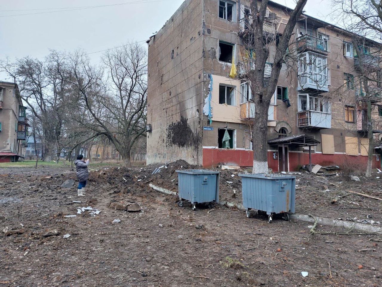 Наслідки удару по Краматорську. Фото: t.me/pavlokyrylenko_donoda