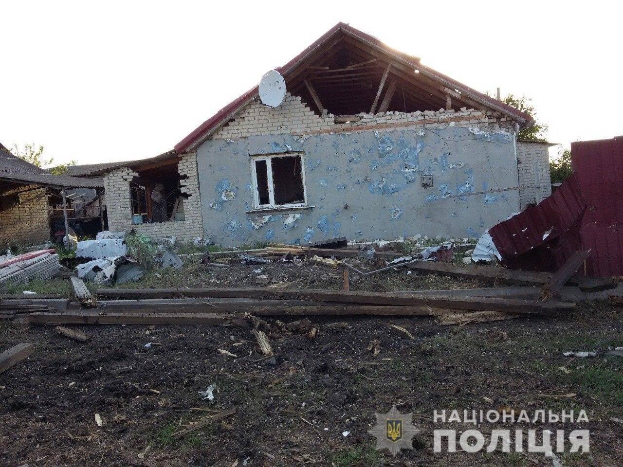 Фото последствий обстрелов в Донецкой области