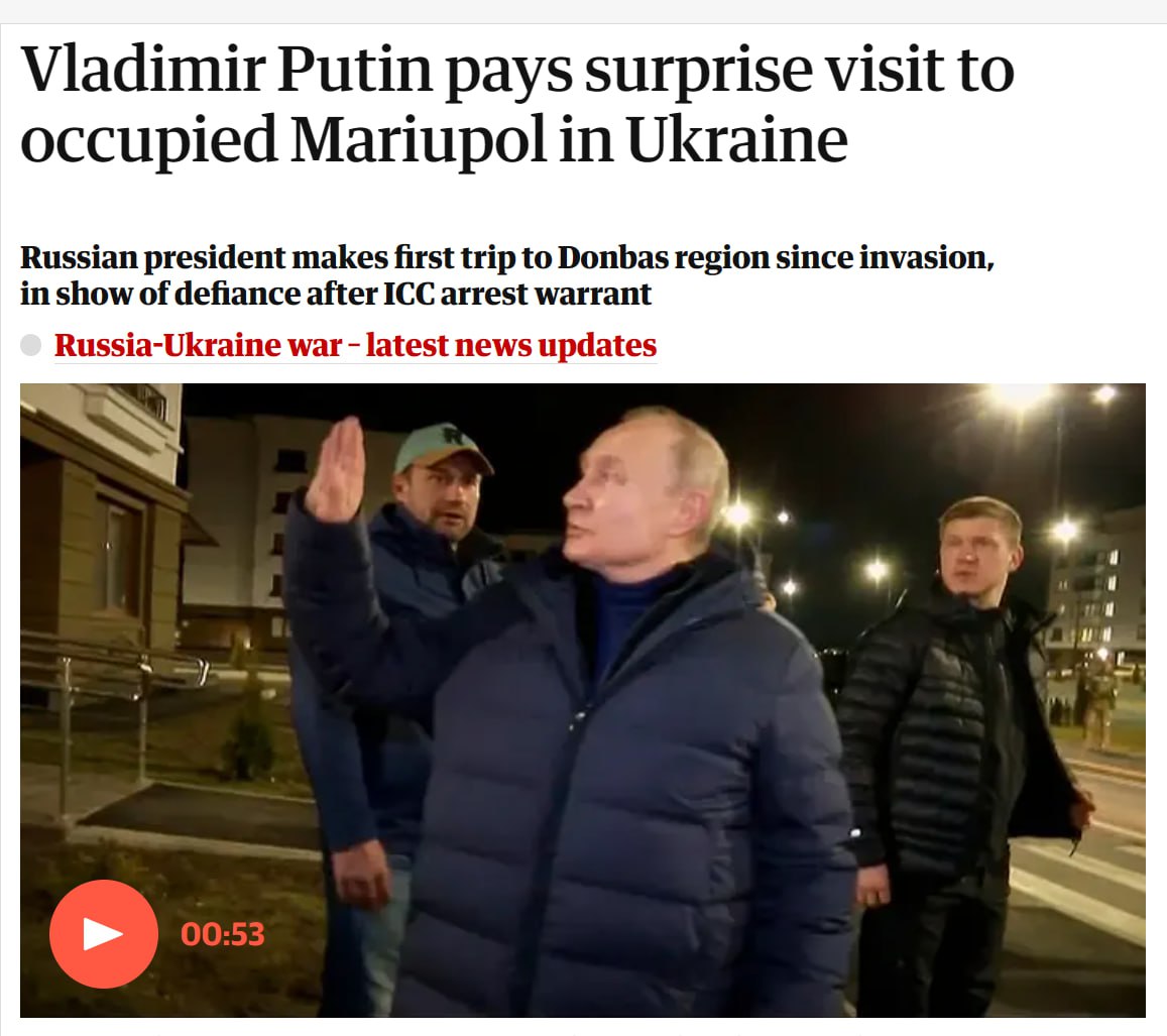 Что пишут СМИ о визите Путина в Мариуполь