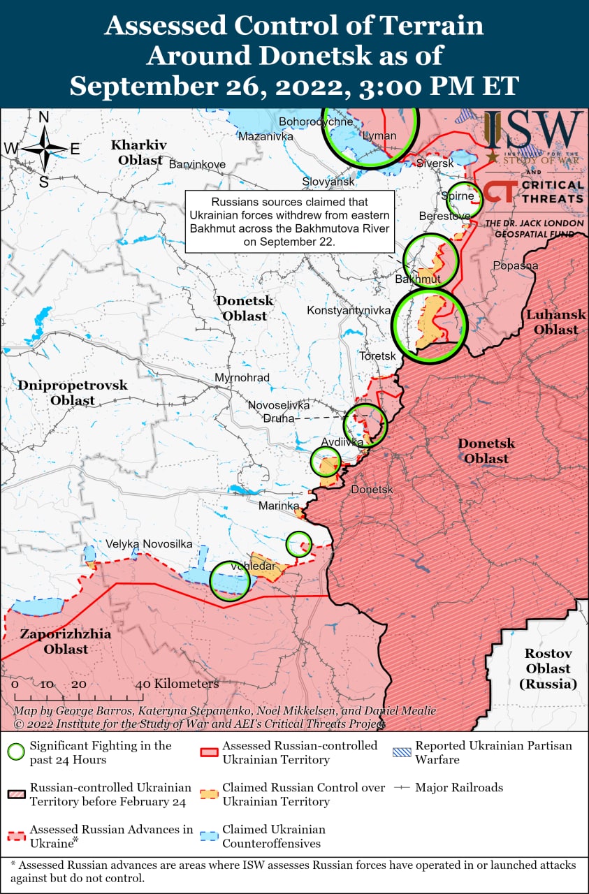 карты боевых действий в Украине