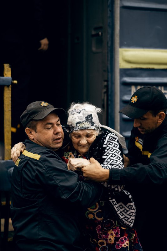 В Кропивницкий прибыл первый эвакуационный поезд из Донецкой области
