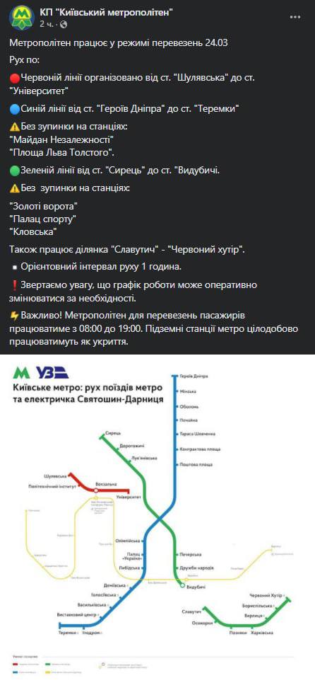 Как работает киевское метро