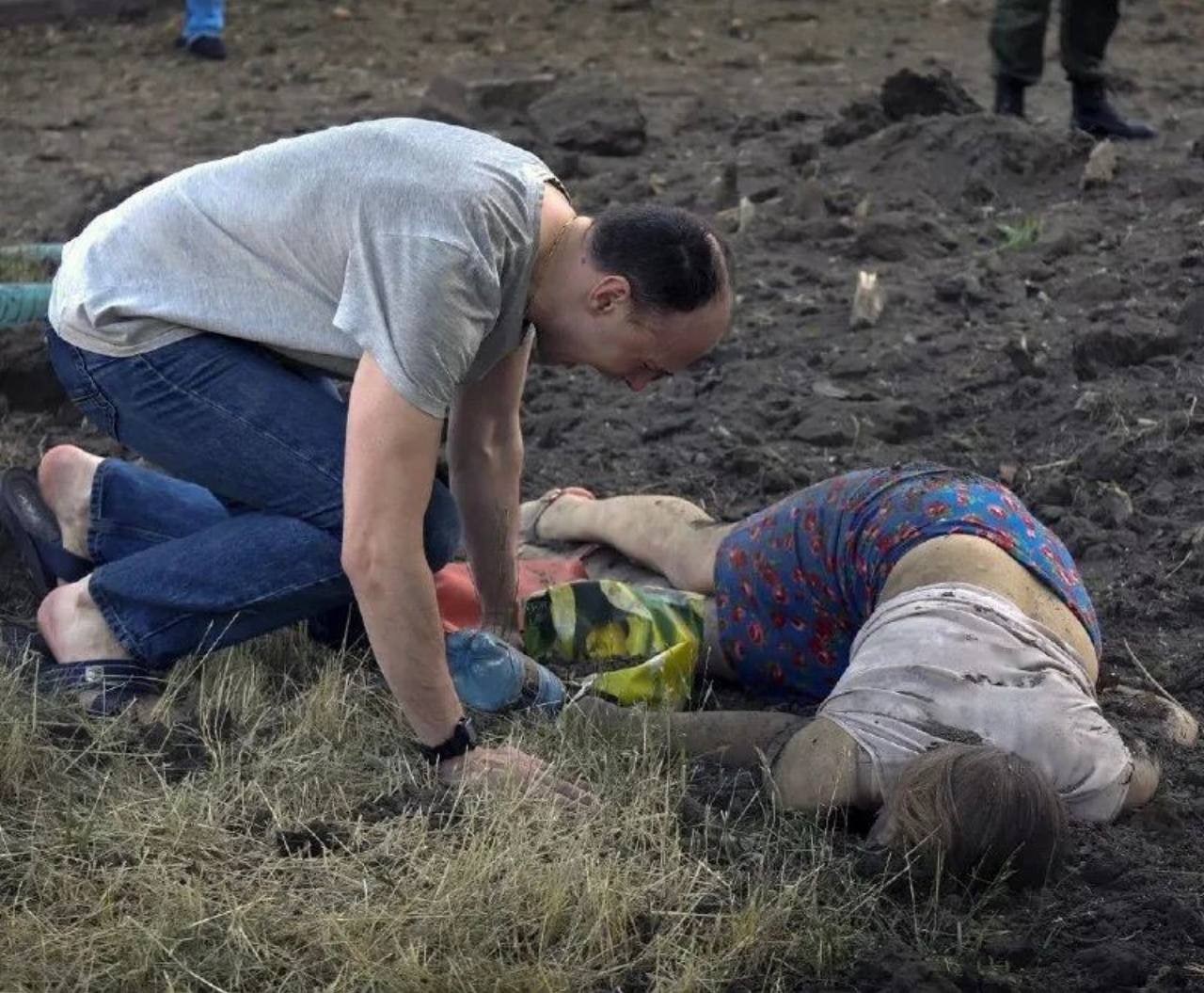фото женщины, погибшей от обстрела в Донецке
