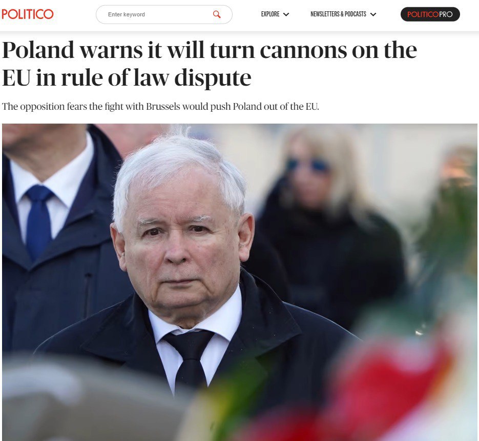 Польша пригрозила Евросоюзу