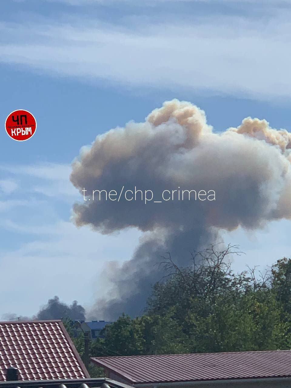 Пишут о взрыве в Бахчисарае в Крыму в районе аэродрома