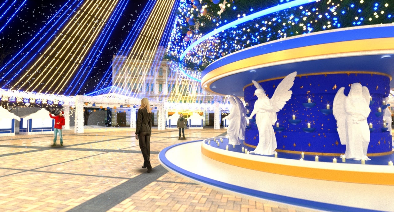Организатор прошлогоднего новогоднего праздника на Софийской площади рассказал о том, что в Киеве начали подготовку к установке новогодней елки