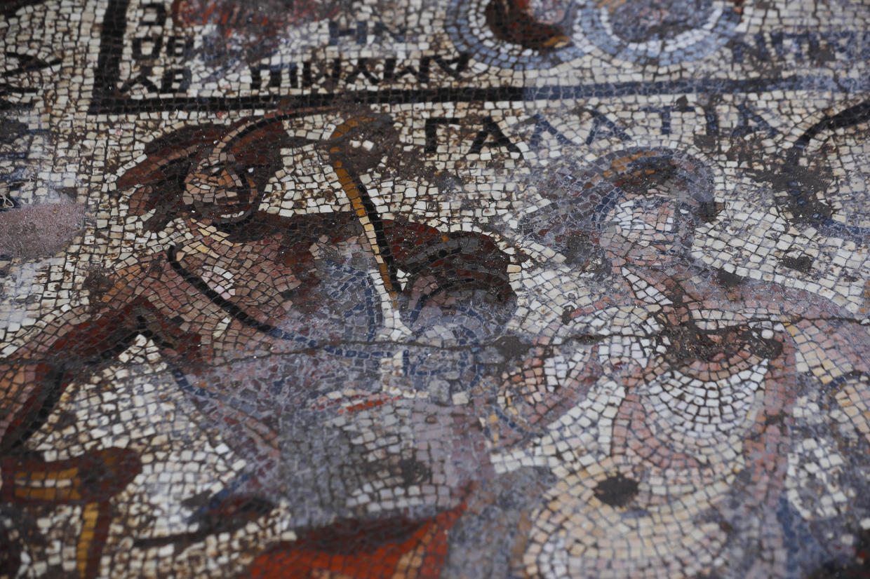 Мозаика со сценами Троянской войны