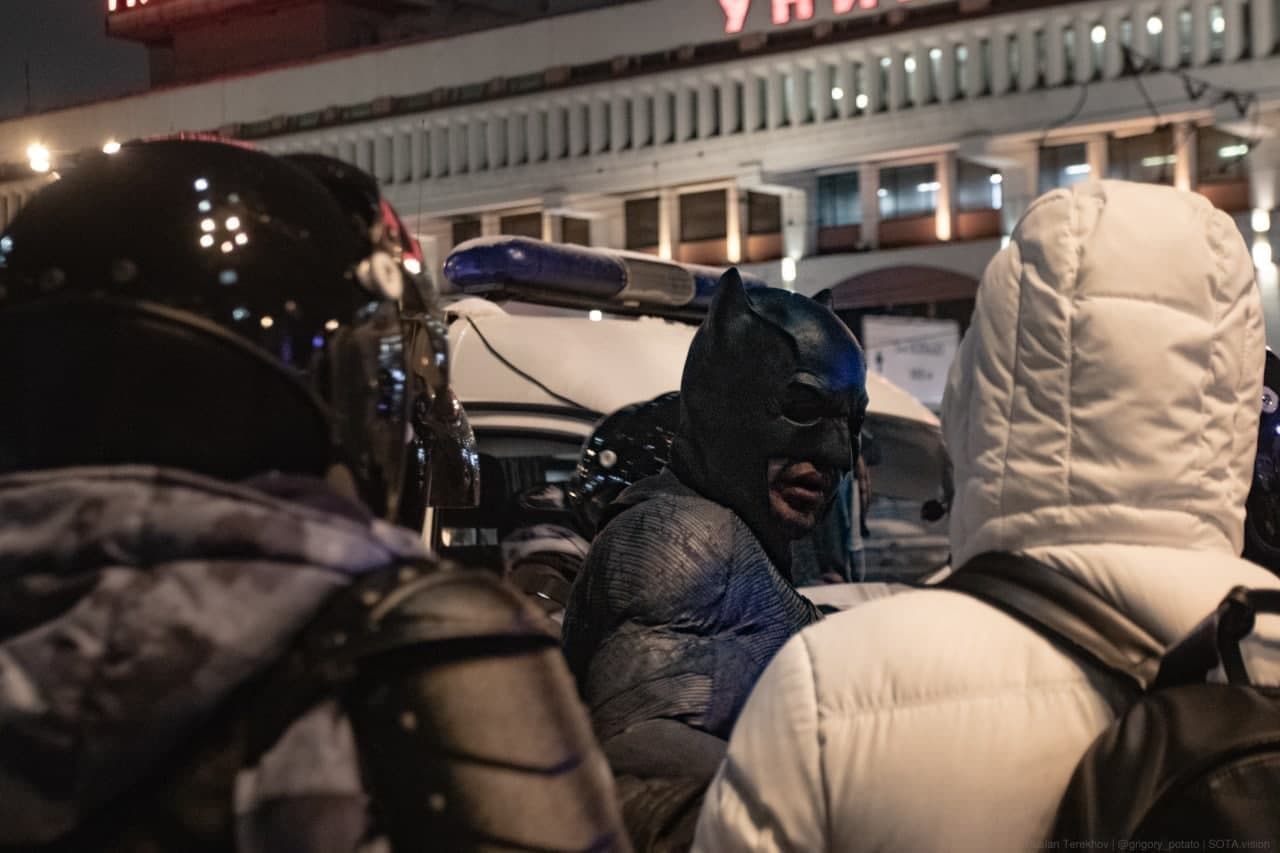 Полиция поймала Бэтмена в Москве