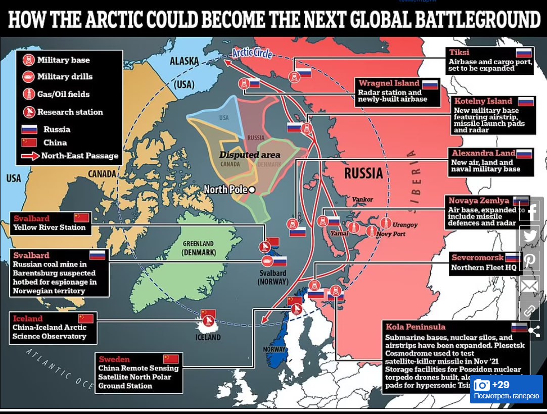 Карта и сценарий нападения России на НАТО