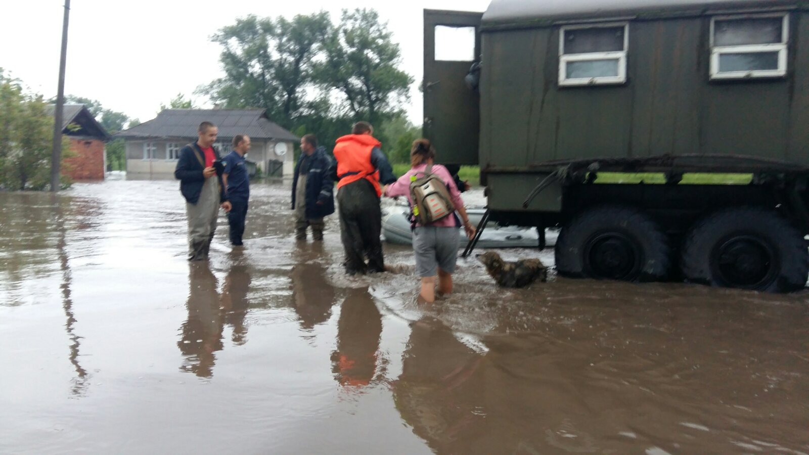 эвакуация людей из-за паводка 24 июня