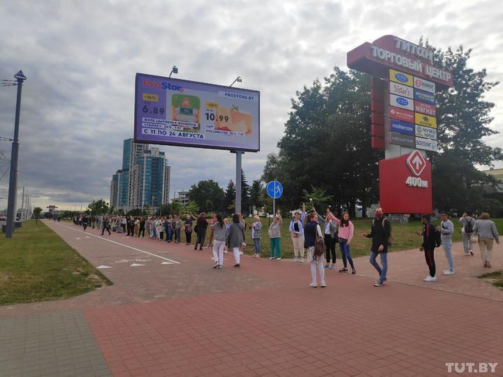 Протесты в Минске 12 августа