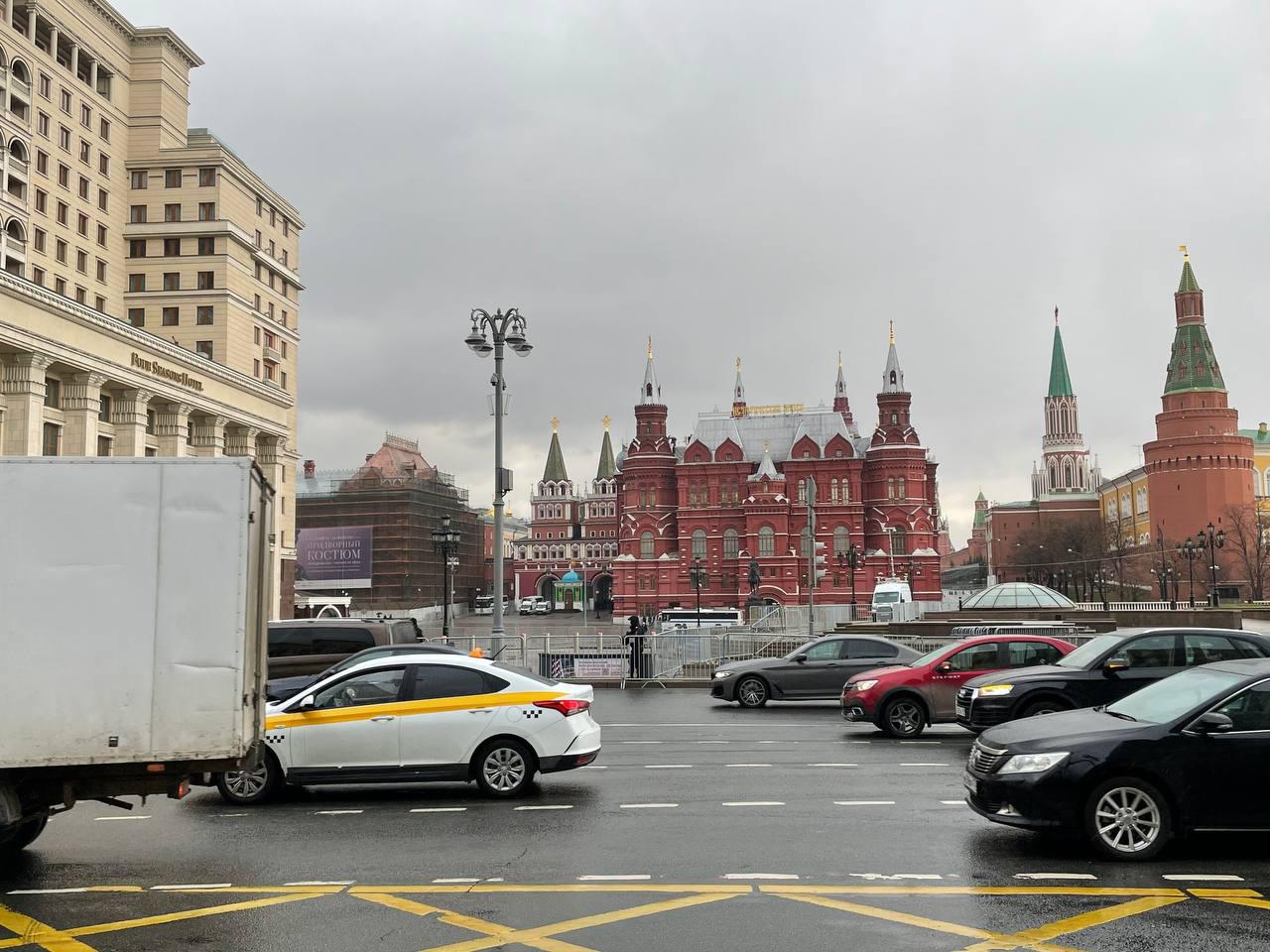 Акция за Навального в Москве