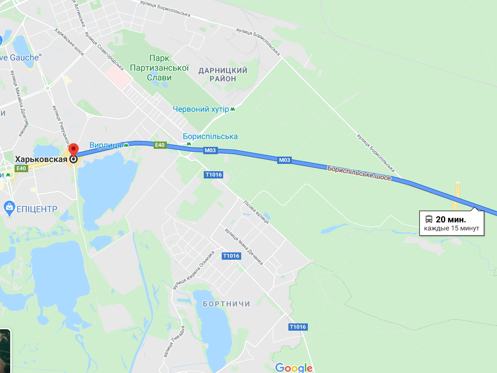 Бориспольское шоссе пробка