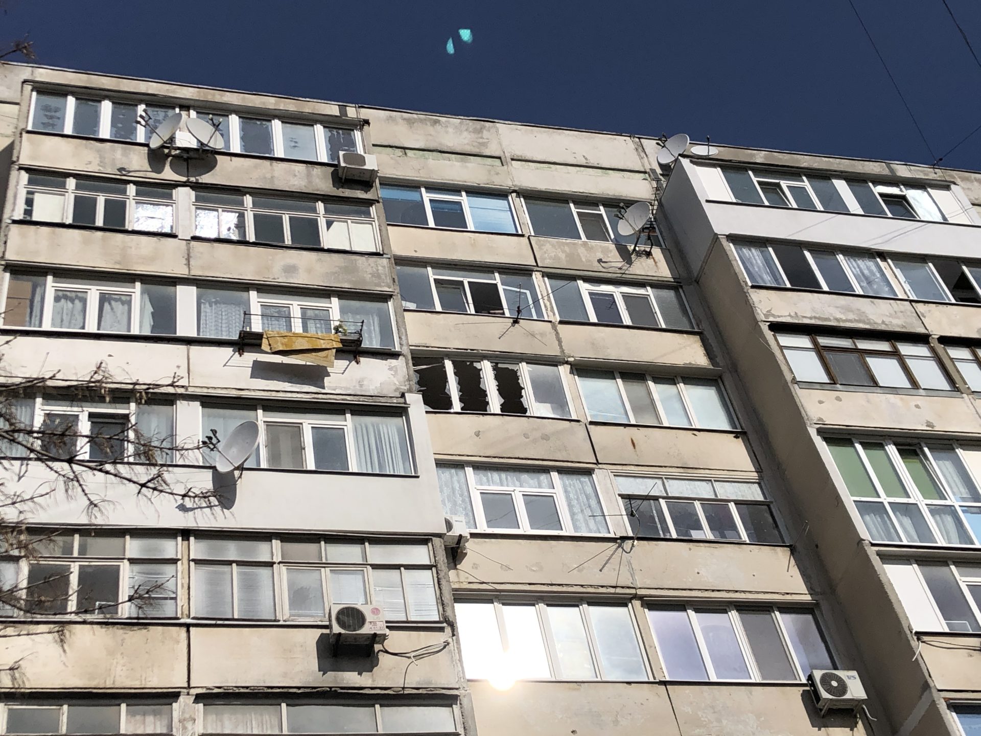 В многоэтажке Бердянска взорвалась граната