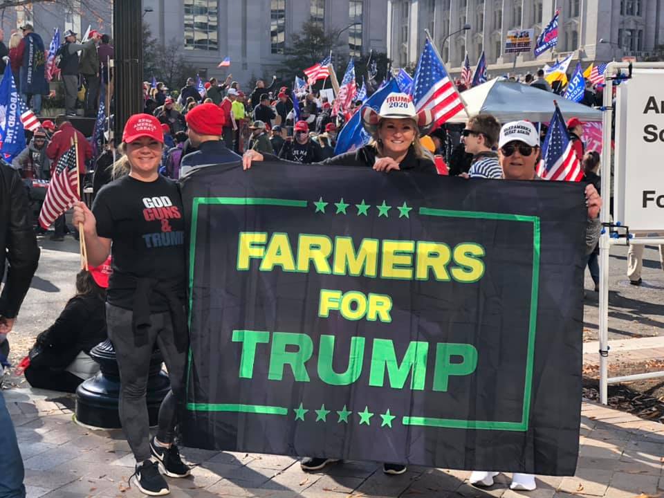 марш за Трампа - фермеры