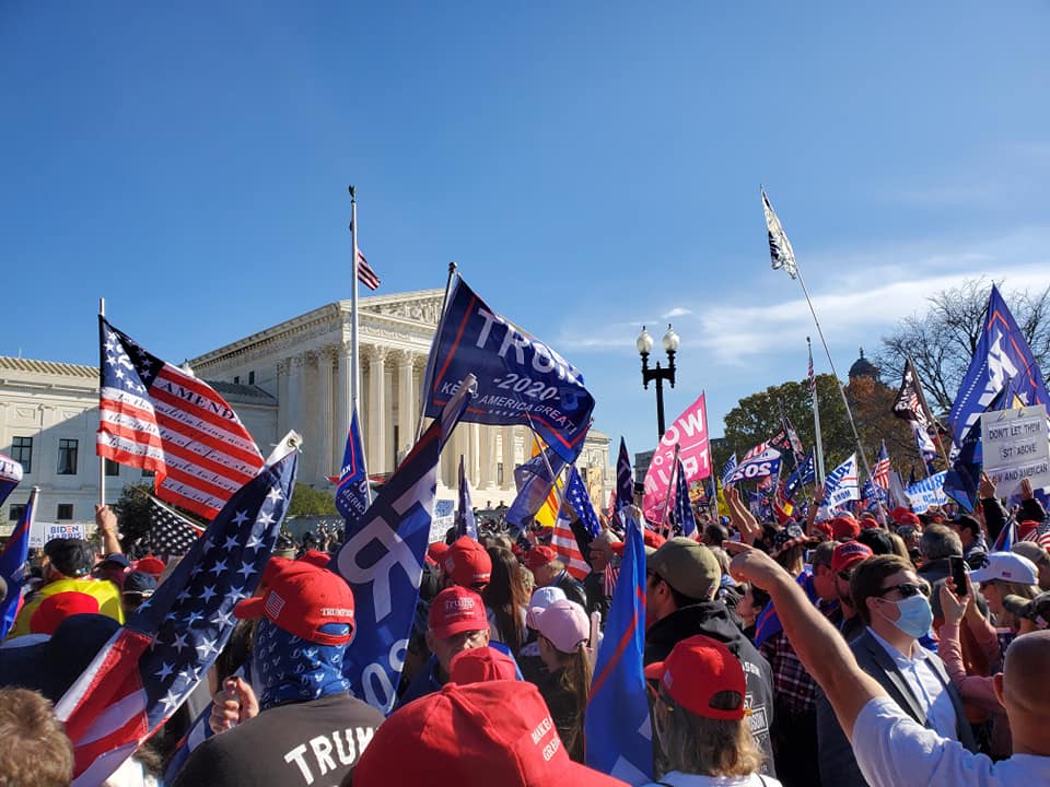 марш за Трампа в Вашингтоне