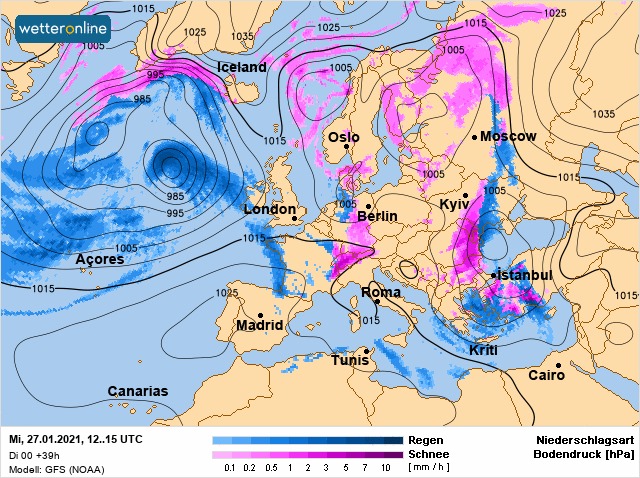 Прогноз погоды от Диденко на 26-28 января. Скриншот фейсбук-сообщения