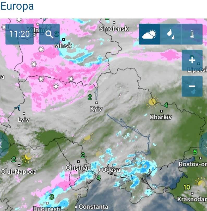 Прогноз погоды от Диденко на 26-28 января. Скриншот фейсбук-сообщения