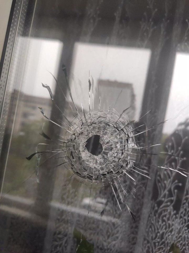 Фото последствий стрельбы в Броварах - Facebook-страница Сергея Войченко