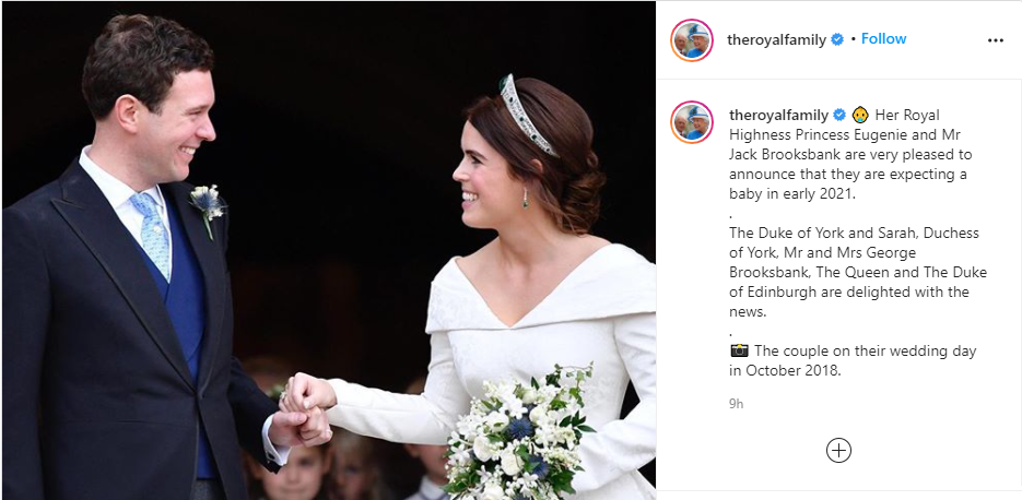 Свадьбы принцессы Евгении. Фото: instagram