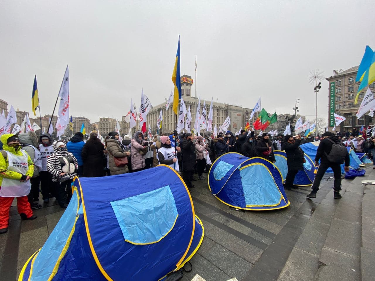 ФОПы на Майдане. Фото: "Страна"