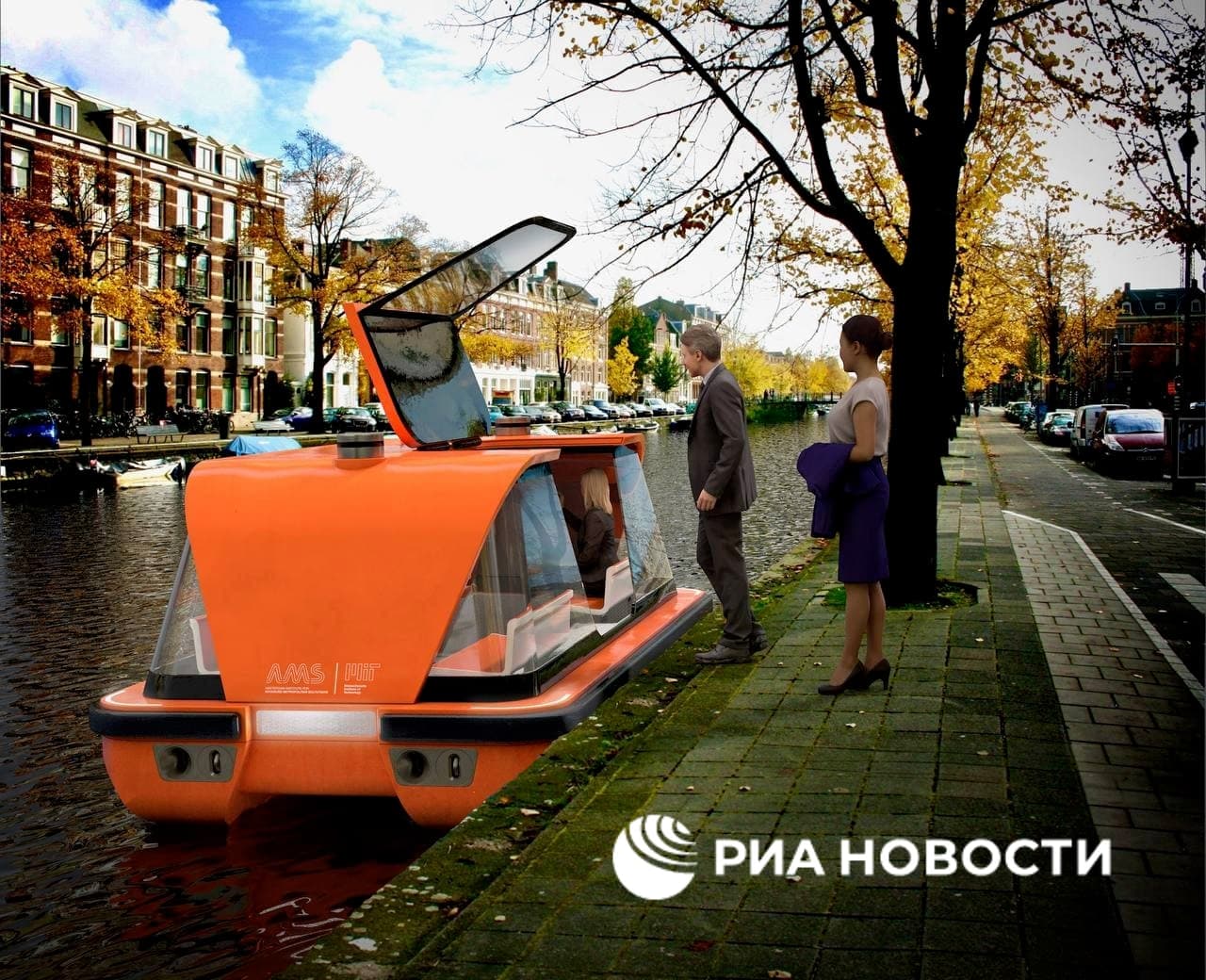 В Амстердаме появится водное такси. Фото: РИА Новости