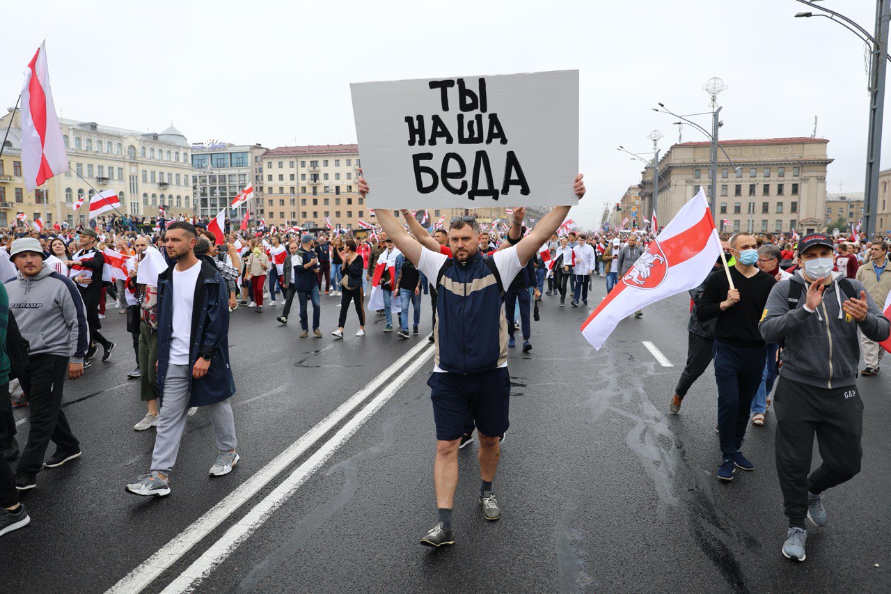 митинг в Беларуси