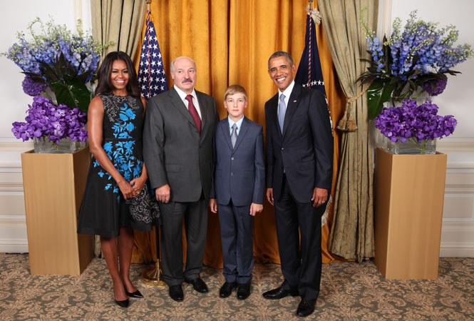 Коля Лукашенко в США 2015 год