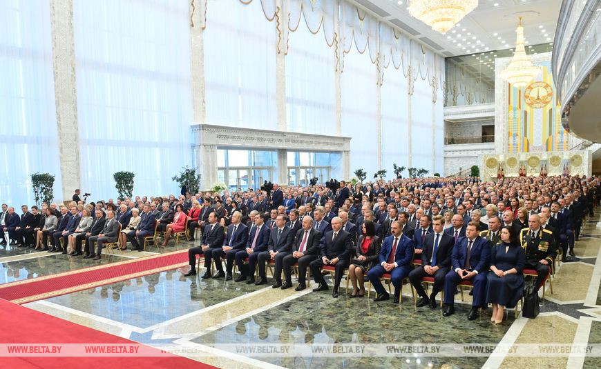 сыновья Лукашенко на инаугурации