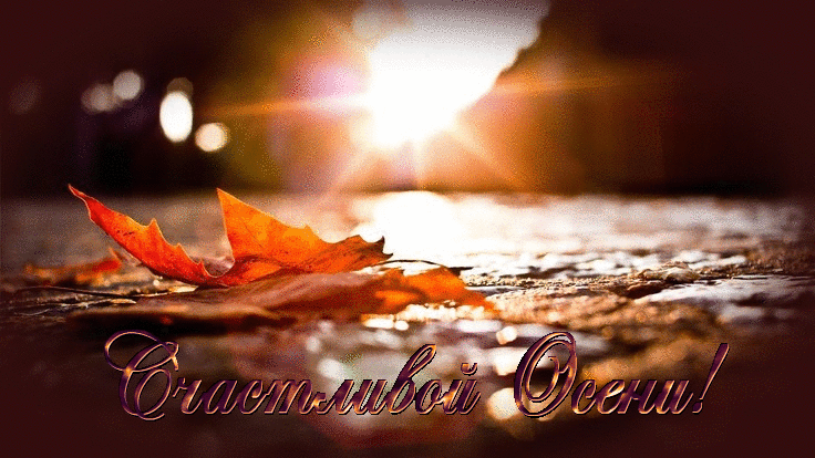 с первым днем осени 2021