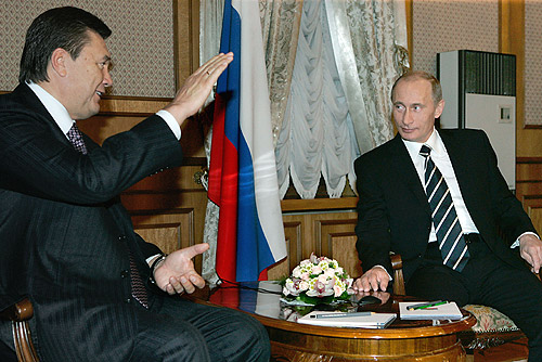 Виктор Янукокич и Владимир Путин