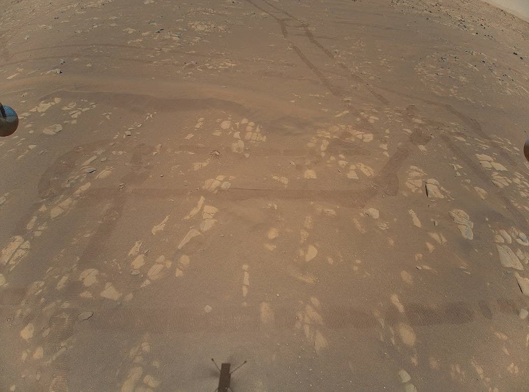 Фото НАСА с марсианского вертолета