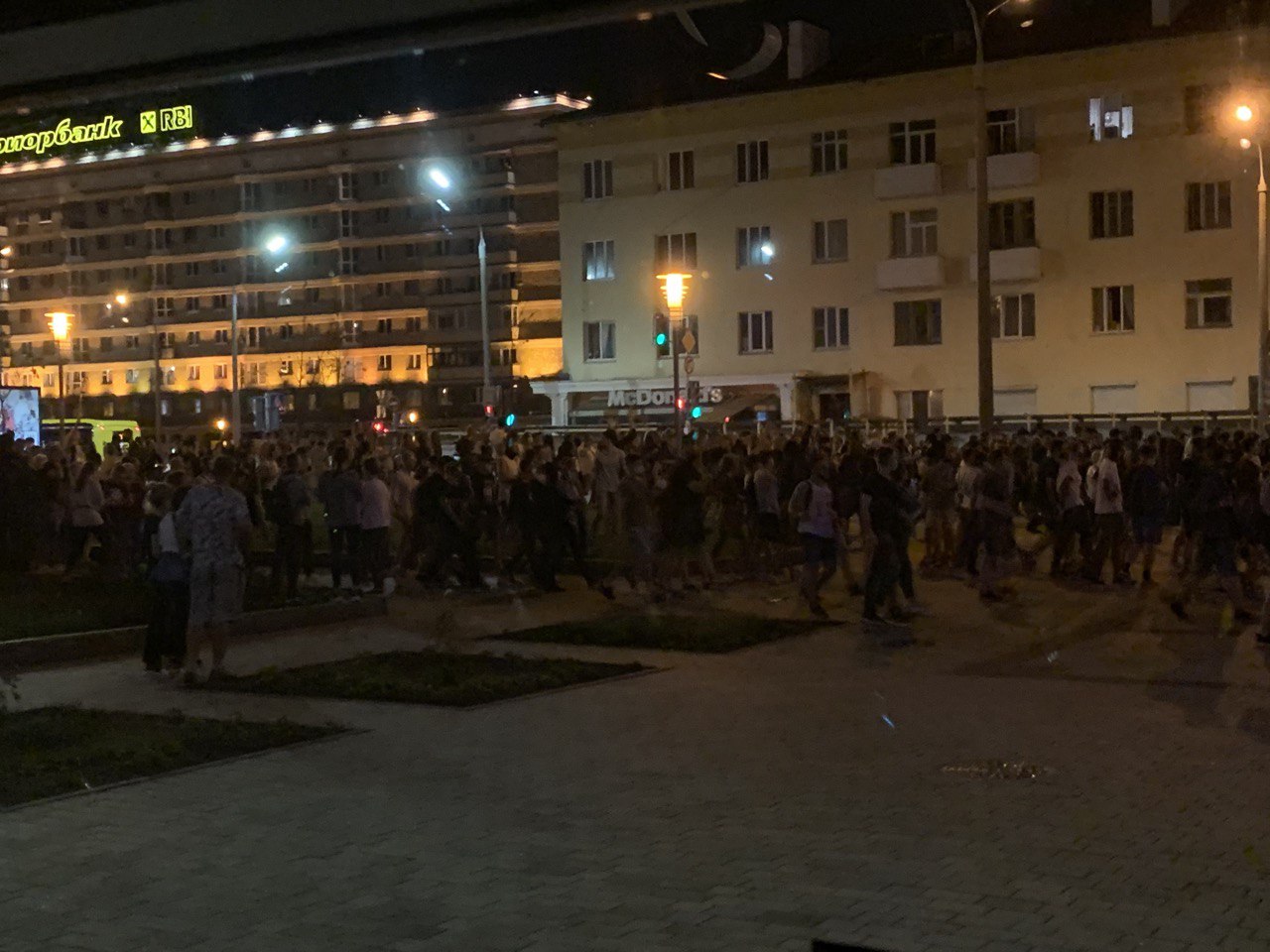Минск протест