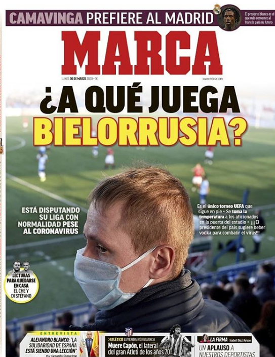 Обложка издания Marca 