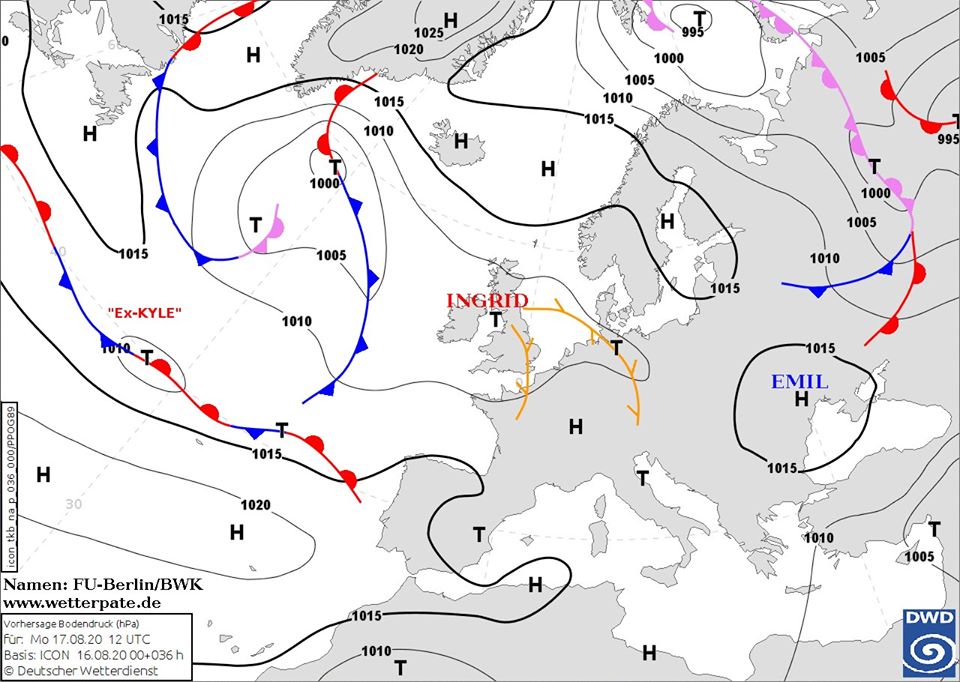Прогноз погоды на понедельник, 17 августа от синоптика Натальи Диденко