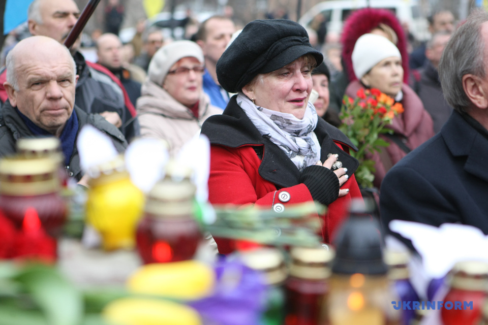 Марш к годовщине Майдана в Киеве. Фото: Укринформ