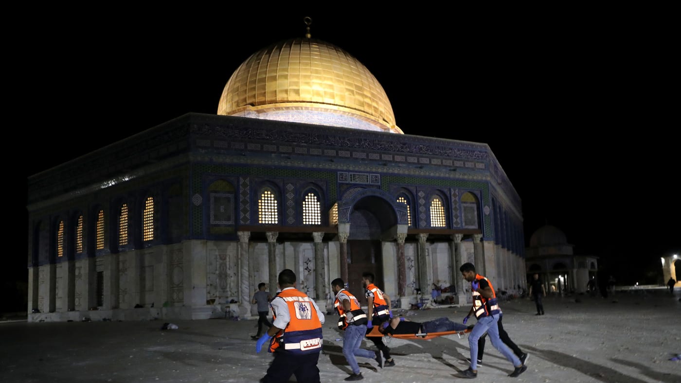 В Иерусалиме пострадали больше 200 человек из-за столкновений. Фото: walla.co.il