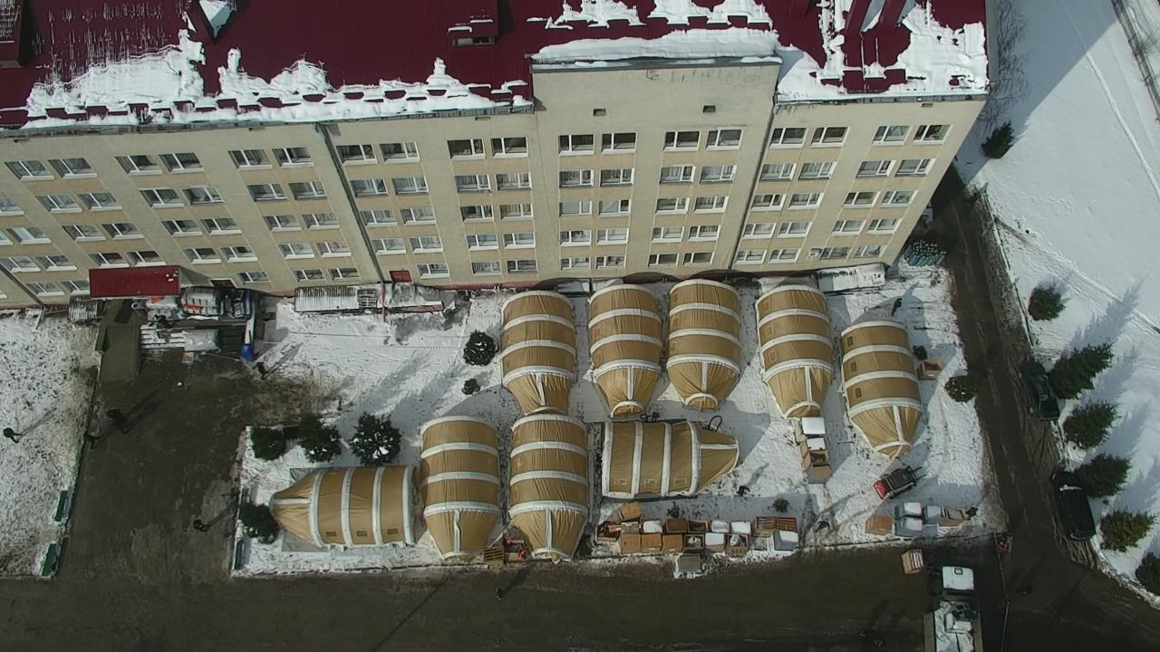 На Прикарпатье развернули мобильный госпиталь. Фото: twitter.com/AvakovArsen