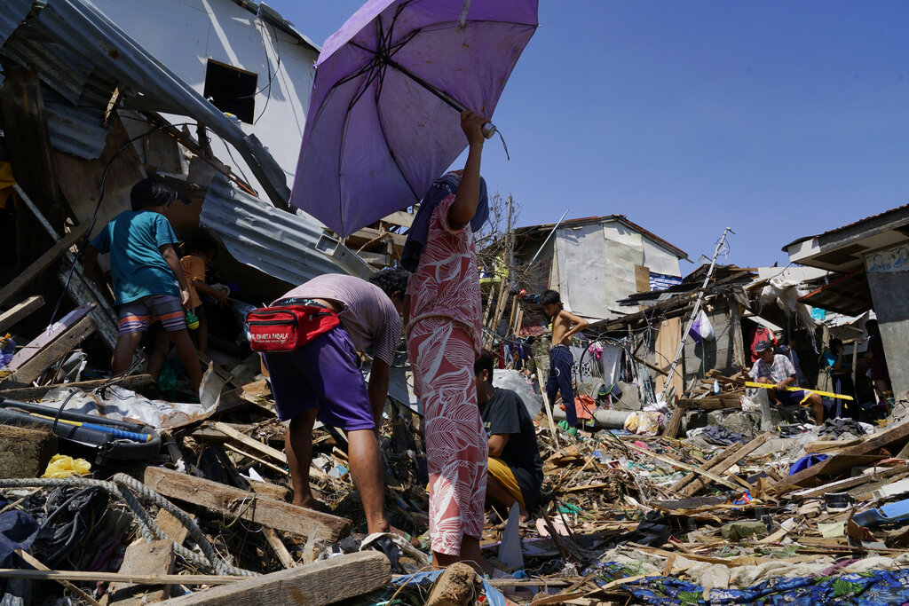 Тайфун на Филиппинах. Фото: twitter.com/cgtnamerica