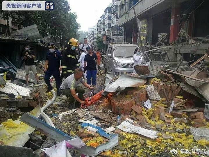 Взрыв на рынке в Китае. Фото: РИА-Новости