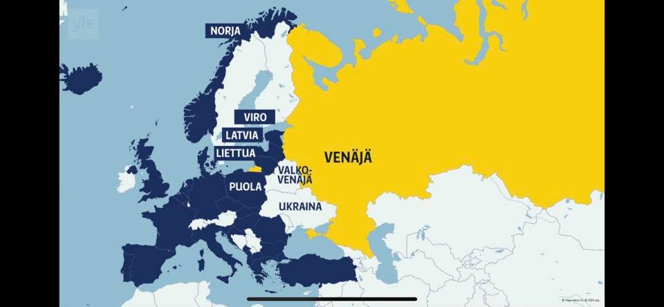 Карта до обращения посольства Украины в Финляндии. Скриншот: дипмиссия