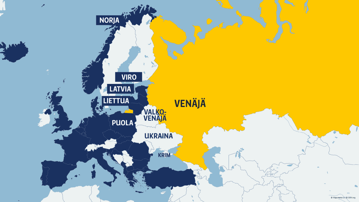Карта после обращения посольства Украины в Финляндии. Скриншот: Facebook