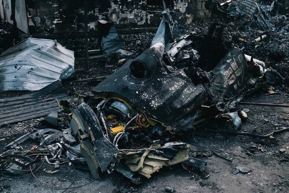 Над Осокорками в Киеве сбили вражеский самолет