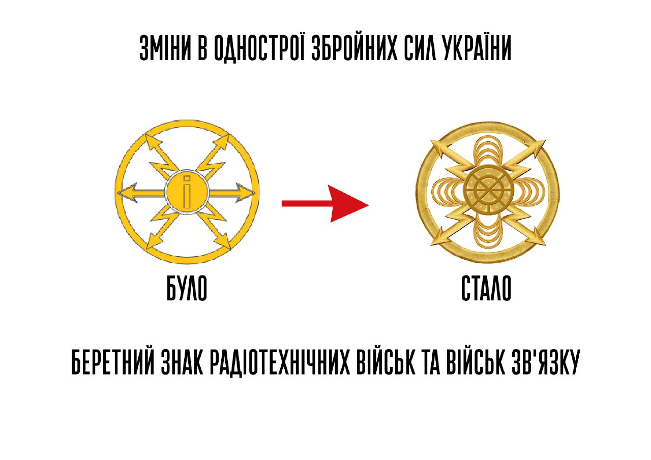 В ВСУ появились новые эмблемы и знаки отличия. Фото: mil.gov.uа