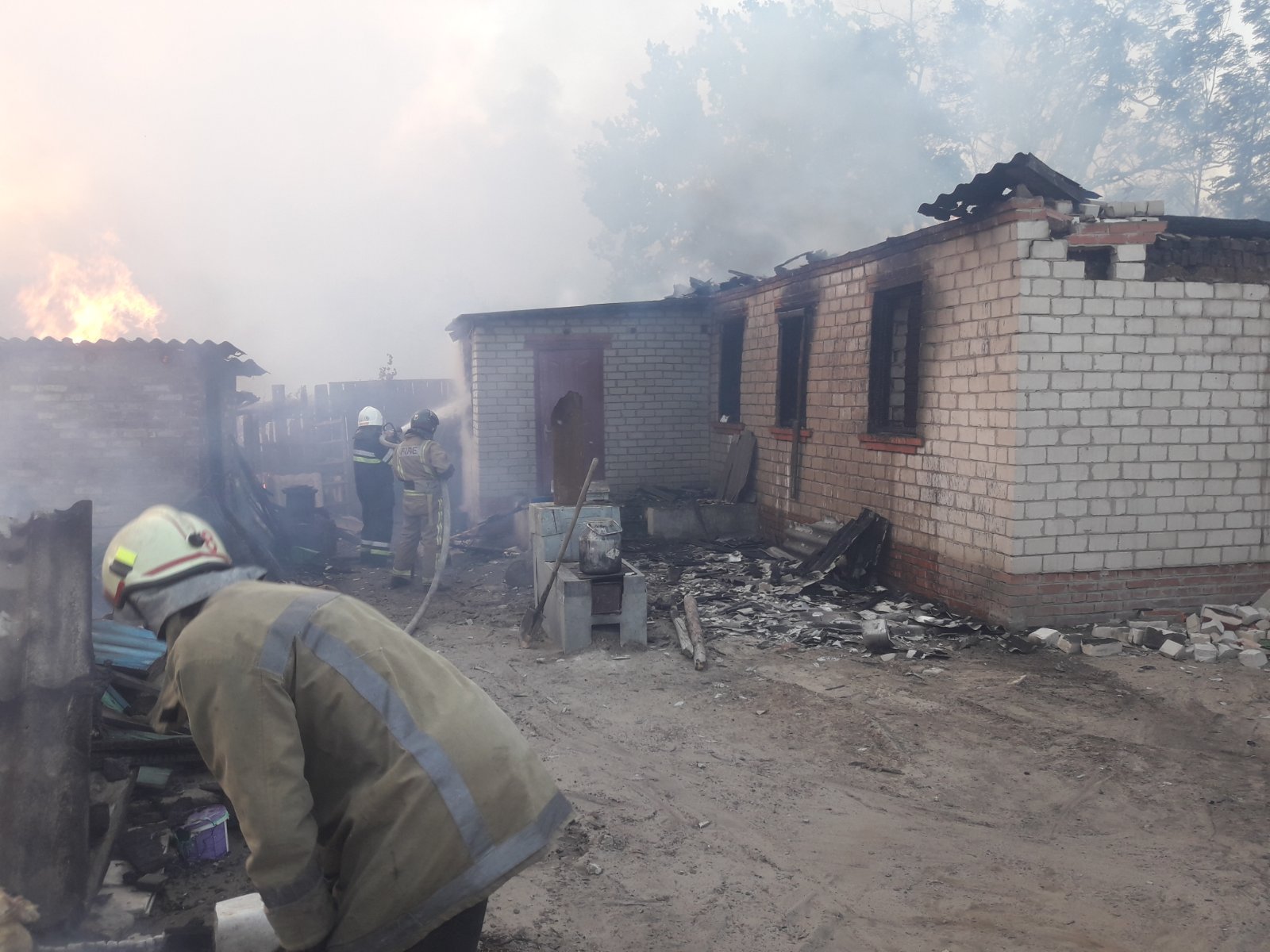 Пожар в Харьковской области, который сжег село, локализирован. Фото: ГСЧС