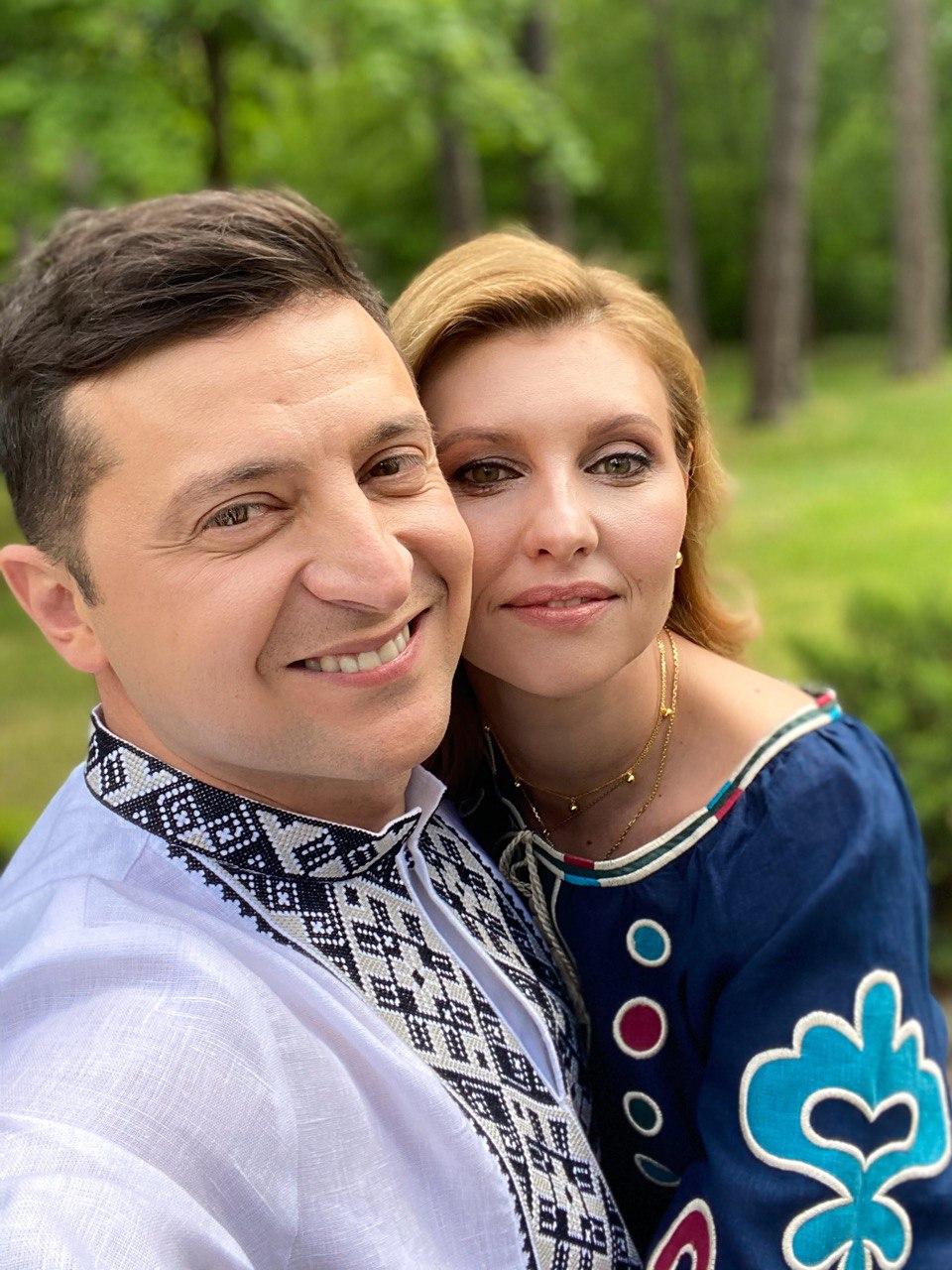 Владимир Зеленский и его жена Елена, фото Офис президента