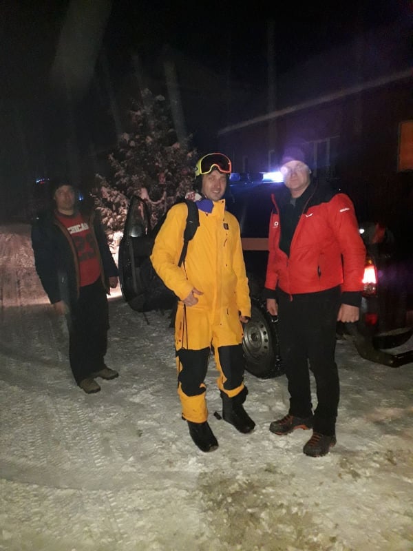 В Закарпатской области спасатели нашли потерявшегося на горе Гемба лыжника. Фото:: ГСЧС
